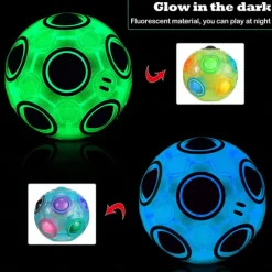 Speed Cube Set 1 pcs Magic Cube IQ Cube Stress Reliever Puzzle Cube BallAdults' Toy Gift