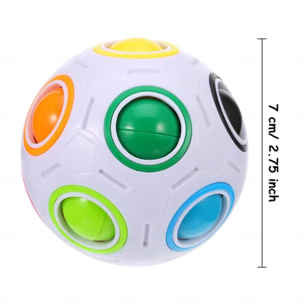 Speed Cube Set 1 pcs Magic Cube IQ Cube Stress Reliever Puzzle Cube BallAdults' Toy Gift