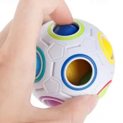 Speed Cube Set 1 pcs Magic Cube IQ Cube Stress Reliever Puzzle Cube BallAdults' Toy Gift