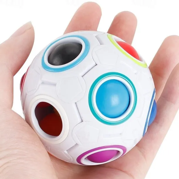 Speed Cube Set 1 pcs Magic Cube IQ Cube Stress Reliever Puzzle Cube BallAdults' Toy Gift