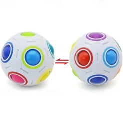 Speed Cube Set 1 pcs Magic Cube IQ Cube Stress Reliever Puzzle Cube BallAdults' Toy Gift