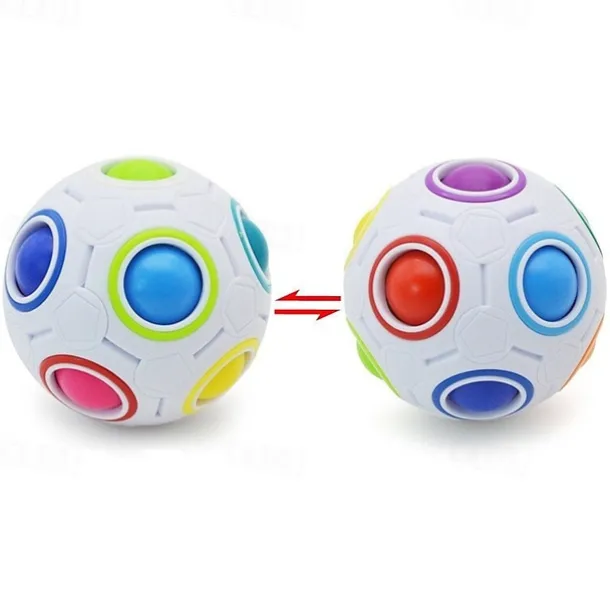 Speed Cube Set 1 pcs Magic Cube IQ Cube Stress Reliever Puzzle Cube BallAdults' Toy Gift