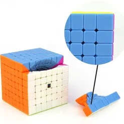 Speed Cube Set 1 pcs Magic Cube IQ Cube 7*7*7 Magic Cube Puzzle Cube Professional LevelAdults' Toy Gift