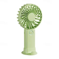 3-Speed Portable Cooling Fan – USB Rechargeable Handheld Electric Fan with 1200mAh Battery for Personal Use