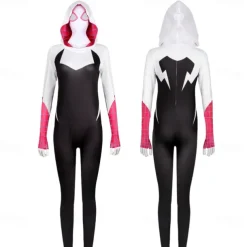 Spider Superhero Gwen Halloween Bodysuits Full Body Catsuit Sexy Costume Kid's Adults' Women's Girls' Carnival Party Easy Halloween Costumes Dress Up