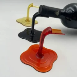 Spilled Wine Bottle Holder Home Desktop Personalized Overflow Wine Bottle Rack Support Hanger Wine Tray