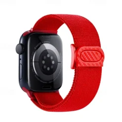 Sport Band Compatible with Apple Watch band 38mm 40mm 41mm 42mm 44mm 45mm 49mm Elastic Adjustable Nylon Strap Replacement Wristband for iwatch Ultra 2 Series 9 8 7 SE 6 5 4 3 2 1