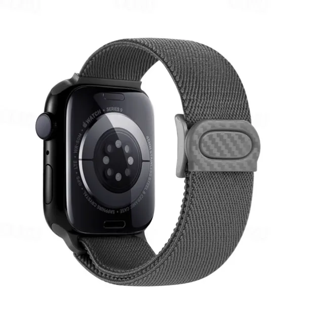 Sport Band Compatible with Apple Watch band 38mm 40mm 41mm 42mm 44mm 45mm 49mm Elastic Adjustable Nylon Strap Replacement Wristband for iwatch Ultra 2 Series 9 8 7 SE 6 5 4 3 2 1