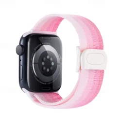 Sport Band Compatible with Apple Watch band 38mm 40mm 41mm 42mm 44mm 45mm 49mm Elastic Adjustable Nylon Strap Replacement Wristband for iwatch Ultra 2 Series 9 8 7 SE 6 5 4 3 2 1