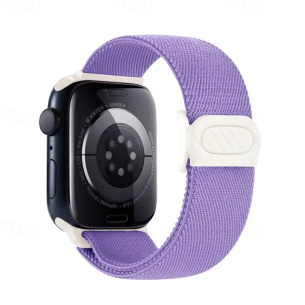 Sport Band Compatible with Apple Watch band 38mm 40mm 41mm 42mm 44mm 45mm 49mm Elastic Adjustable Nylon Strap Replacement Wristband for iwatch Ultra 2 Series 9 8 7 SE 6 5 4 3 2 1