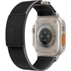 Sport Band Compatible with Apple Watch band 38mm 40mm 41mm 42mm 44mm 45mm 49mm Braided Adjustable Breathable Nylon Strap Replacement Wristband for iwatch Series Ultra 8 7 6 5 4 3 2 1 SE