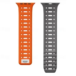 Sport Band Compatible with Apple Watch band 38mm 40mm 41mm 42mm 44mm 45mm 49mm Magnetic Clasp Adjustable Silicone Strap Replacement Wristband for iwatch Ultra 2 Series 9 8 7 SE 6 5 4 3 2 1