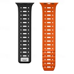 Sport Band Compatible with Apple Watch band 38mm 40mm 41mm 42mm 44mm 45mm 49mm Magnetic Clasp Adjustable Silicone Strap Replacement Wristband for iwatch Ultra 2 Series 9 8 7 SE 6 5 4 3 2 1