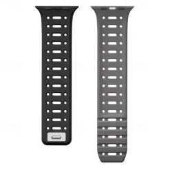 Sport Band Compatible with Apple Watch band 38mm 40mm 41mm 42mm 44mm 45mm 49mm Magnetic Clasp Adjustable Silicone Strap Replacement Wristband for iwatch Ultra 2 Series 9 8 7 SE 6 5 4 3 2 1