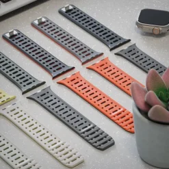 Sport Band Compatible with Apple Watch band 38mm 40mm 41mm 42mm 44mm 45mm 49mm Magnetic Clasp Adjustable Silicone Strap Replacement Wristband for iwatch Ultra 2 Series 9 8 7 SE 6 5 4 3 2 1