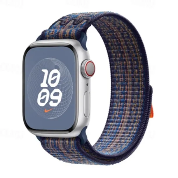 Sport Band Compatible with Apple Watch band 38mm 40mm 41mm 42mm 44mm 45mm 49mm Adjustable Fabric Strap Replacement Wristband for iwatch Ultra 2 Series 9 8 7 SE 6 5 4 3 2 1