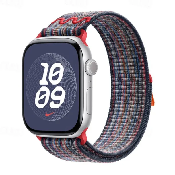 Sport Band Compatible with Apple Watch band 38mm 40mm 41mm 42mm 44mm 45mm 49mm Adjustable Fabric Strap Replacement Wristband for iwatch Ultra 2 Series 9 8 7 SE 6 5 4 3 2 1