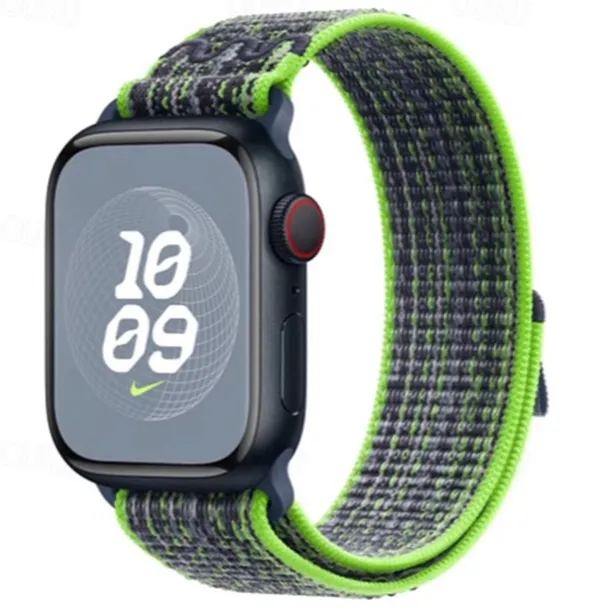 Sport Band Compatible with Apple Watch band 38mm 40mm 41mm 42mm 44mm 45mm 49mm Adjustable Fabric Strap Replacement Wristband for iwatch Ultra 2 Series 9 8 7 SE 6 5 4 3 2 1