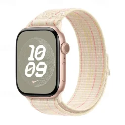 Sport Band Compatible with Apple Watch band 38mm 40mm 41mm 42mm 44mm 45mm 49mm Adjustable Fabric Strap Replacement Wristband for iwatch Ultra 2 Series 9 8 7 SE 6 5 4 3 2 1