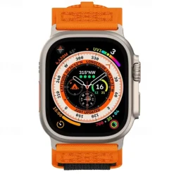 Sport Band Compatible with Apple Watch band 38mm 40mm 41mm 42mm 44mm 45mm 49mm Multilayer Elastic Rugged Nylon Strap Replacement Wristband for iwatch Ultra 2 Series 9 8 7 SE 6 5 4 3 2 1