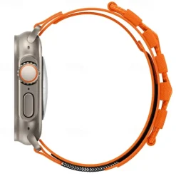 Sport Band Compatible with Apple Watch band 38mm 40mm 41mm 42mm 44mm 45mm 49mm Multilayer Elastic Rugged Nylon Strap Replacement Wristband for iwatch Ultra 2 Series 9 8 7 SE 6 5 4 3 2 1