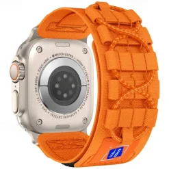 Sport Band Compatible with Apple Watch band 38mm 40mm 41mm 42mm 44mm 45mm 49mm Multilayer Elastic Rugged Nylon Strap Replacement Wristband for iwatch Ultra 2 Series 9 8 7 SE 6 5 4 3 2 1