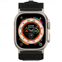 Sport Band Compatible with Apple Watch band 38mm 40mm 41mm 42mm 44mm 45mm 49mm Multilayer Elastic Rugged Nylon Strap Replacement Wristband for iwatch Ultra 2 Series 9 8 7 SE 6 5 4 3 2 1