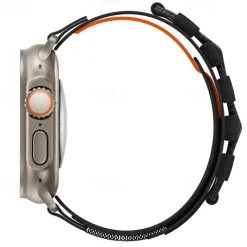 Sport Band Compatible with Apple Watch band 38mm 40mm 41mm 42mm 44mm 45mm 49mm Multilayer Elastic Rugged Nylon Strap Replacement Wristband for iwatch Ultra 2 Series 9 8 7 SE 6 5 4 3 2 1