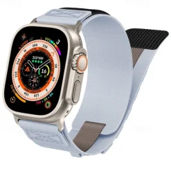 Sport Band Compatible with Apple Watch band 38mm 40mm 41mm 42mm 44mm 45mm 49mm Multilayer Elastic Rugged Nylon Strap Replacement Wristband for iwatch Ultra 2 Series 9 8 7 SE 6 5 4 3 2 1