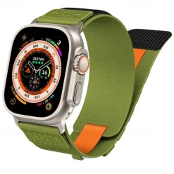 Sport Band Compatible with Apple Watch band 38mm 40mm 41mm 42mm 44mm 45mm 49mm Multilayer Elastic Rugged Nylon Strap Replacement Wristband for iwatch Ultra 2 Series 9 8 7 SE 6 5 4 3 2 1