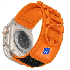 Sport Band Compatible with Apple Watch band 38mm 40mm 41mm 42mm 44mm 45mm 49mm Multilayer Elastic Rugged Nylon Strap Replacement Wristband for iwatch Ultra 2 Series 9 8 7 SE 6 5 4 3 2 1