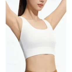 Sports Bra Hollow Mesh Back Sports Bra Fitness Yoga Vest Shockproof Yoga Bra Without Steel Ring