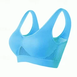 Sports Bra Hollow Mesh Back Sports Bra Fitness Yoga Vest Shockproof Yoga Bra Without Steel Ring