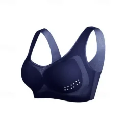 Sports Bra Hollow Mesh Back Sports Bra Fitness Yoga Vest Shockproof Yoga Bra Without Steel Ring