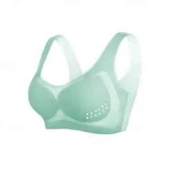 Sports Bra Hollow Mesh Back Sports Bra Fitness Yoga Vest Shockproof Yoga Bra Without Steel Ring