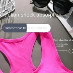 Sports Bra Hollow Mesh Back Sports Bra Fitness Yoga Vest Shockproof Yoga Bra Without Steel Ring