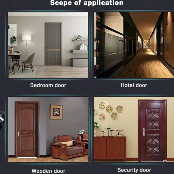 Spring Door Closer, Stainless Steel Adjustable Automatic Door Closer for Residential/Commercial use, Stainless Steel Surface Mounted Door Closer