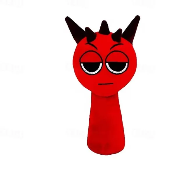 Sprunki Plush 10'' Sprunky Wenda and Gray Plushies Sprunk Soft and Funs Stuffed Toys Dolls for Fans and Friends Birthday