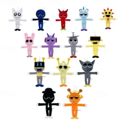 Sprunki Plush Sprunky Wenda and Gray Plushies Sprunk Soft and Funs Stuffed Toys Dolls for Fans and Friends Birthday(RANDOM STYLE)