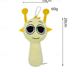 Sprunki Plush Sprunky Wenda and Gray Plushies Sprunk Soft and Funs Stuffed Toys Dolls for Fans and Friends Birthday(RANDOM STYLE)