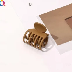 Square Claw Clips Big and Small Neutral Rectangle Hair Claw Clips Non-slip Matte Large Hair Clips for Women Strong Hold jaw clip for Thick Thin Hair