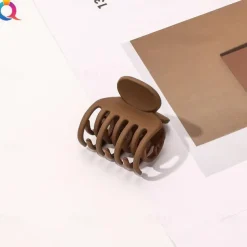 Square Claw Clips Big and Small Neutral Rectangle Hair Claw Clips Non-slip Matte Large Hair Clips for Women Strong Hold jaw clip for Thick Thin Hair