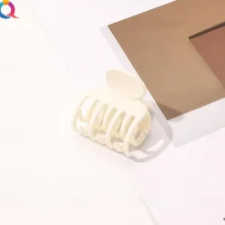 Square Claw Clips Big and Small Neutral Rectangle Hair Claw Clips Non-slip Matte Large Hair Clips for Women Strong Hold jaw clip for Thick Thin Hair