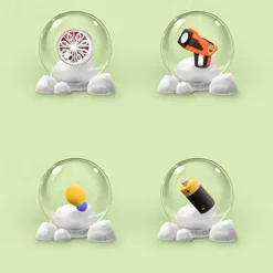 Squeeze Toy / Sensory Toy Push Pop Bubble Sensory Fidget Toy Stress Reliever Gift Cute Non-toxic PVC / Vinyl For Teen Boys and Girls Party Outdoor Christmas Gifts