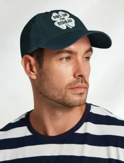 St. Patrick's Day Green Baseball Cap – 'Dibs on the Redhead' Shamrock Design for Men and Women