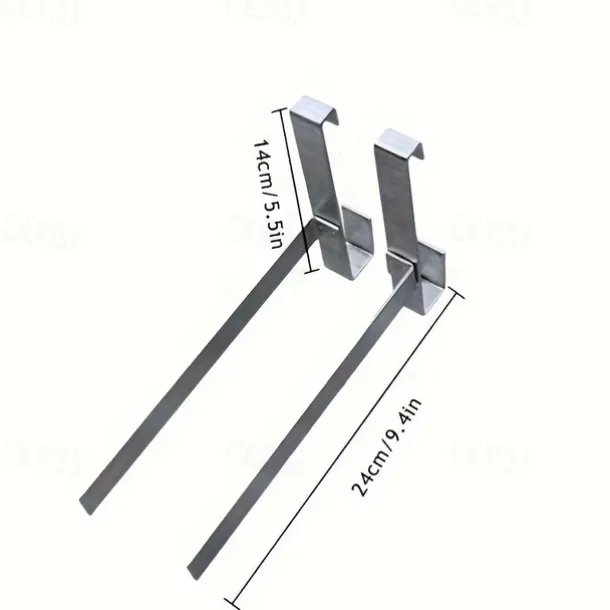 Stainless Steel Beehive Supports 2pcs Durable Stainless Steel Beehive Frame Supports - No Electricity or Batteries Required for Beekeeping