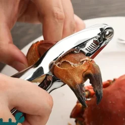 Stainless Steel Nutcracker Set with Crab Needle - Durable, Rust-Resistant Walnut & Nut Opener for All Nuts - Versatile Kitchen Gadget for Home and Commercial Use