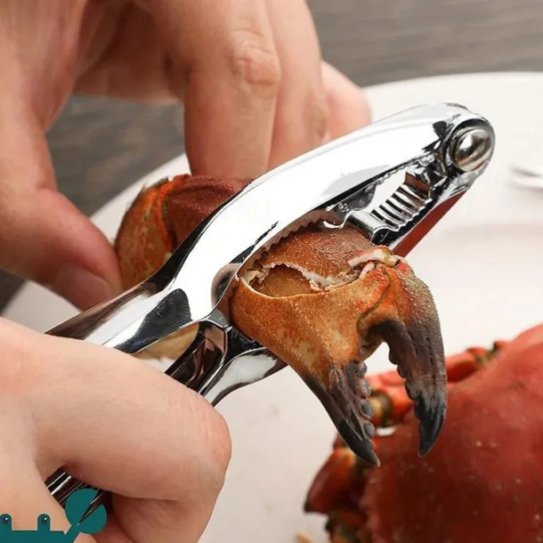 Stainless Steel Nutcracker Set with Crab Needle - Durable, Rust-Resistant Walnut & Nut Opener for All Nuts - Versatile Kitchen Gadget for Home and Commercial Use