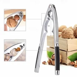 Stainless Steel Nutcracker Set with Crab Needle - Durable, Rust-Resistant Walnut & Nut Opener for All Nuts - Versatile Kitchen Gadget for Home and Commercial Use