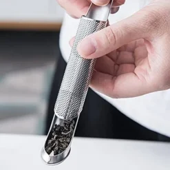 Stainless Steel Tea Infuser - Durable, Easy-Clean Strainer for Loose Leaf Tea - Hangable Design